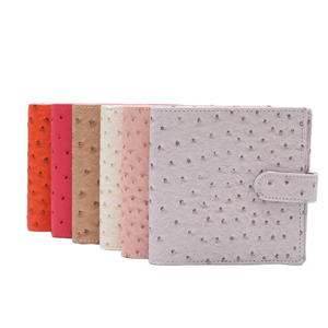 Etsy en çok satan A7 devekuşu deri bağlayıcı cüzdan olarak bozuk para cüzdanı, evrak çantası, kart tutucu & gündem planlayıcısı ile Fly Leaf mevcut - Product Image 1