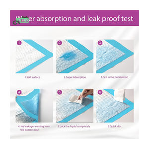 Großhandel Hot Sale Basics Hund und Welpen Pads Benutzer definierte Verpackung Tasche Welpe Haustier Hund Training Pad Welpen training Wc Wee Pee Pads - Product Image 5