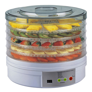 Mini <span class=keywords><strong>deshidratador</strong></span> de alimentos <span class=keywords><strong>eléctrico</strong></span> de lujo, 5 bandejas, uso doméstico, Digital, carne, fruta, salchicha - Product Image 1