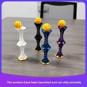 MLD Spiral Bounce Fun, jouet de voyage imprimé en 3D, en matériau TPR, jouet de décompression stéréo éjectable, nouveauté de bureau, gag unisexe, 14 ans et plus - Product Image 2