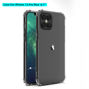 Transparent TPU Anti-Drop Shockproof Camera <b>Protector</b> 360 Full Wrap Protection Airbag Mobile Phone Cases For iPhone 12 Pro Max - Product Image 2