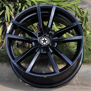 <span class=keywords><strong>Jantes</strong></span> de voiture de tourisme de style Pretoria <span class=keywords><strong>Golf</strong></span> <span class=keywords><strong>R</strong></span> neuves de 17, 18 et 19 pouces, 5x112, noir brillant, <span class=keywords><strong>jantes</strong></span> de voiture <span class=keywords><strong>Golf</strong></span> MK5 MK6 MK7, 5419 - Product Image 1