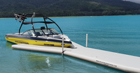 Haute qualité gonflable en forme de Y Jet Ski bateau quai ponton bateau Yacht ponton de stationnement avec sac de rangement