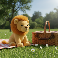 Peluche Lion Mignon de la Jungle en Promotion – Jouet en Peluche Doux et Petit