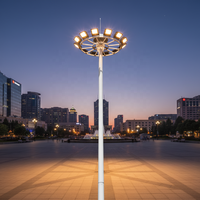 Éclairage extérieur à mât haut 15M 36M 45M avec projecteur LED personnalisé haute luminosité 600W pour tour d'éclairage