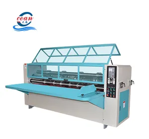 Corrugated cardboard thin blade slitter scorer / rotary slitter scorer / high speed rotary sliter scorer machine