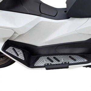 Repose-pieds de moto en aluminium CNC, ensemble de repose-pieds antidérapants noirs pour Honda PCX160 PCX125 25-26, remplacement - Product Image 1