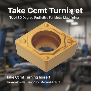 Inserto de Torneado Ttake Ccmt de 80 Grados Positivo para Mecanizado de Metales - Product Image 3