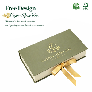 Caja para Extensiones de Cabello, Cajas de Empaque para Extensiones de Cabello Negras y Rosas con Detalle de Logotipo para Uso Minorista - Product Image 1