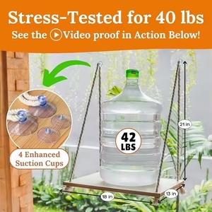 Massivholz Katzen fenster Barsch mit starken Saugnäpfen Katzen hängematte für Fenster bett & Möbel Gezielte Haustier betten - Product Image 6