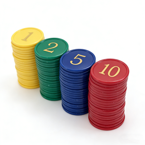 Custom Logo PS Plastic <b>Gambling</b> Poker Chips High Durability Reusable Chips for Texas Hold'em Tournaments - Product Image 4