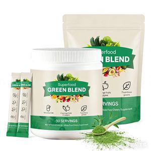ผงเครื่องดื่มซูเปอร์กรีนออร์แกนิกวีแกน ซูเปอร์ฟู้ด ช่วยลดน้ำหนัก ดีท็อกซ์ เสริมพลังงาน บำรุงสุขภาพ - Product Image 1