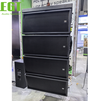 Dual Line Array 10 inci dengan Kabinet LLDPE Tahan Cuaca, Speaker PA Tahan Lama untuk Acara Luar Ruangan, Sewa, dan Perusahaan Sewa Stadion