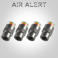2.5-2.8bar/36-40 PSI facile à lire 3 couleurs capteur indicateur alerte oculaire en alliage d'aluminium CNC usinage voiture pression des pneus moniteur Valve