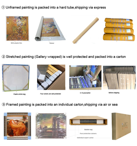 Peintures décoratives personnalisées peintes à la main, peintures à l'huile, peintures chinoises de <span class=keywords><strong>fleurs</strong></span> pour la décoration de la maison - Product Image 6