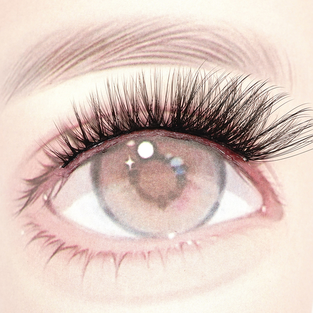 Natural Faux Mink Eyelash Strips Wholesale fox Cat Eye Lashes Full Strip Lashes Fake Natural Eyelashes
