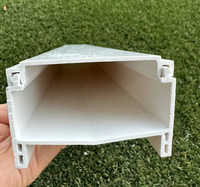 Canaux PVC MGS NFT de longueur personnalisée avec couvercles ouvrables pour table de culture hydroponique roulante