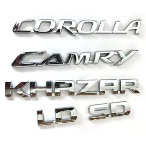 Custom 3d Plastic Abs Logo Chrome Auto Badge Auto Embleem