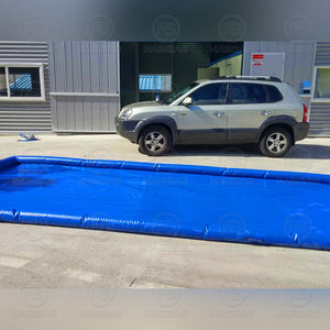जल उपयुक्त, मरम्मत की दुकानों, कार विवरण सेवाओं को इकट्ठा करने के लिए कारों की सफाई के लिए मोबाइल पोर्टेबल इंफ्लेटेबल इंफ्लेटेबल कार वॉश पूल मैट - Product Image 4