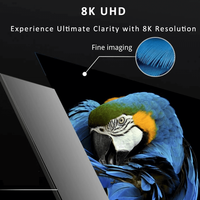 Écran de projection ALR Fresnel HEYU Aura Series 150 pouces pour projecteur laser à ultra courte focale, écran à cadre fixe 16:9 8K UHD