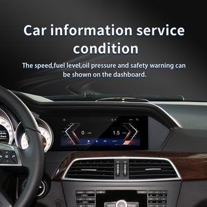 หน้าจอแสดงผลดิจิตอลในรถยนต์ขนาด 8.8 นิ้ว ระบบ Linux สำหรับเครื่องเล่นวิทยุ MP3 มัลติมีเดีย พร้อมหน้าจอสัมผัสแบบ Capacitive สำหรับรถยนต์ Mercedes Benz C-Class W204/S204 - Product Image 3