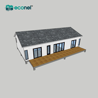 Panneau de ciment moussé écoénergétique durable, villa préfabriquée en béton, maison modulaire résidentielle permanente, hôtel préfabriqué
