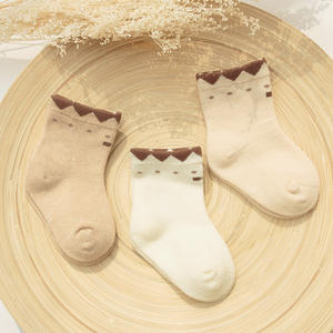 ถุงเท้าเด็กอ่อนเนื้อผ้าฝ้ายถักสีสันสดใสสำหรับฤดูใบไม้ผลิและฤดูร้อน ระบายอากาศได้ดี ไม่มีตะเข็บ บางเบา คุณภาพดีที่สุด - Product Image 5