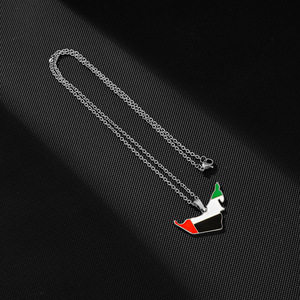 Collier pendentif en acier inoxydable plaqué or 18 carats avec <span class=keywords><strong>carte</strong></span> et drapeau des <span class=keywords><strong>Émirats</strong></span> <span class=keywords><strong>arabes</strong></span> <span class=keywords><strong>unis</strong></span>, émail, chaîne de style lien, drapeau des <span class=keywords><strong>Émirats</strong></span> <span class=keywords><strong>arabes</strong></span> <span class=keywords><strong>unis</strong></span> - Product Image 6