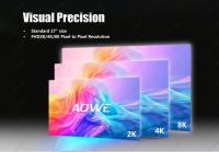 AOWE 2*3м 4K 8K Ультратонкий COB LED-экран с шагом пикселя P0.9 P1 P1.2 P1.25 1.25мм для торговых центров, церквей, внутренних помещений