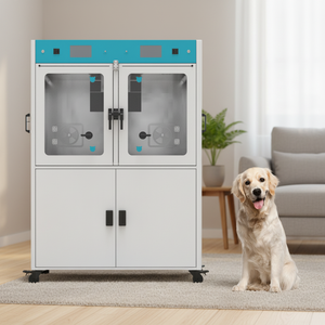 工場直販 動物病院設備 ペット用インテリジェントモニタリングケージ 酸素療法ICUペットインキュベーター - Product Image 4