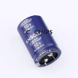 152EC0351 <b>Snap</b>-in Aluminum Electrolytic Capacitor Through hole Component (THT),D30xL45mm 10000uF 20% 50V 10mm - Product Image 1