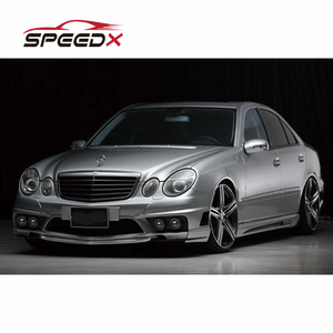Para <span class=keywords><strong>Mercedes</strong></span> W211 Clase <span class=keywords><strong>E</strong></span> Upgrade E63 Wald Body Kit W211 Wald Parachoques delantero Parachoques trasero Side Skirt Body Kit - Product Image 2