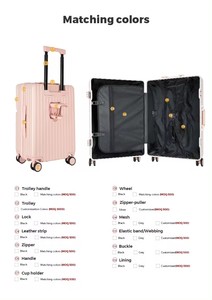 Offre spéciale, bagage de voyage entièrement en aluminium avec siège pour bébé et enfant, sac multifonctionnel, valise à main personnalisée - Product Image 4