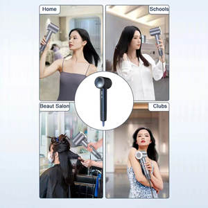 Secador de pelo profesional de alta velocidad con función de limpieza y soplado inverso, secador eléctrico de pelo, venta al por mayor de fábrica - Product Image 2
