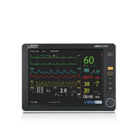 Moniteur vétérinaire multiparamétrique Mindray UMEC12 Vet 12,1 pouces ICU, moniteur portable de signes vitaux et cardiaques pour animaux