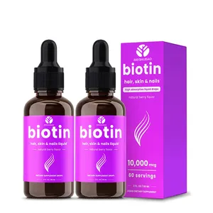 Wholesale Biotin Liquid Drops Vitamins Biotin Drops Glowing Skin Liquid Biotin For Hair Growth