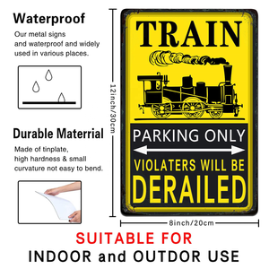 الأكثر مبيعًا علامة وقوف السيارات من الألومنيوم المتين مقاوم للأشعة تحت البنفسجية ومقاوم للعوامل الجوية للاستخدام في الهواء الطلق - Product Image 2