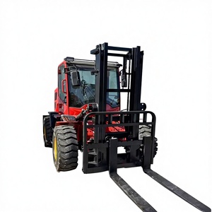 Fabrieksoutlet 3,5 <span class=keywords><strong>ton</strong></span> diesel 4WD terreinheftruck voor bouwplaatsen, boerderijen en houtverwerking - Product Image 3