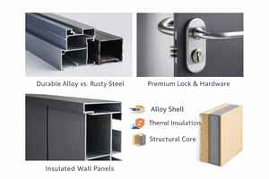 Cocovia Casetta da Giardino Fai-da-Te dal Design Moderno |   Casetta da Giardino Fai-da-Te | Casa Prefabbricata Modulare Impermeabile ed Ecologica per Giardino - Product Image 6