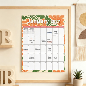 Calendario de pared 2027 de enero a diciembre, planificador de 12 meses con notas y lista de tareas para uso en el hogar y la oficina - Product Image 4