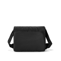Sac bandoulière noir personnalisé en néoprène souple pour femme, étanche, avec fermeture éclair, idéal automne/printemps, sac messager portable