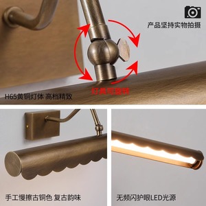<b>Wall</b> Lamp Led <b>Light</b> Mirror <b>Wall</b> Lamp For Bathroom Vanity Lighting <b>With</b> E27 Bulb Base <b>Switch</b> Control 2 Year Warranty - Product Image 2