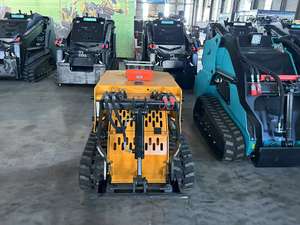 Obral pengendali jarak jauh Mini Skid Steer mesin traktor Mini multifungsi mesin pemuat Skid Steer Mini - Product Image 4