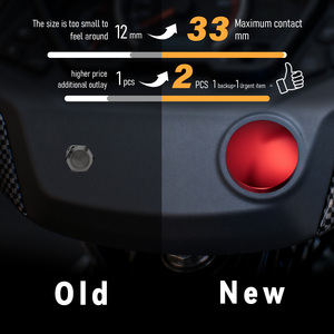 Mushroom <b>Push</b> <b>Button</b> <b>Switch</b> Momentary Type NO Configuration For Mechanical <b>Switches</b> And Control Panel - Product Image 5