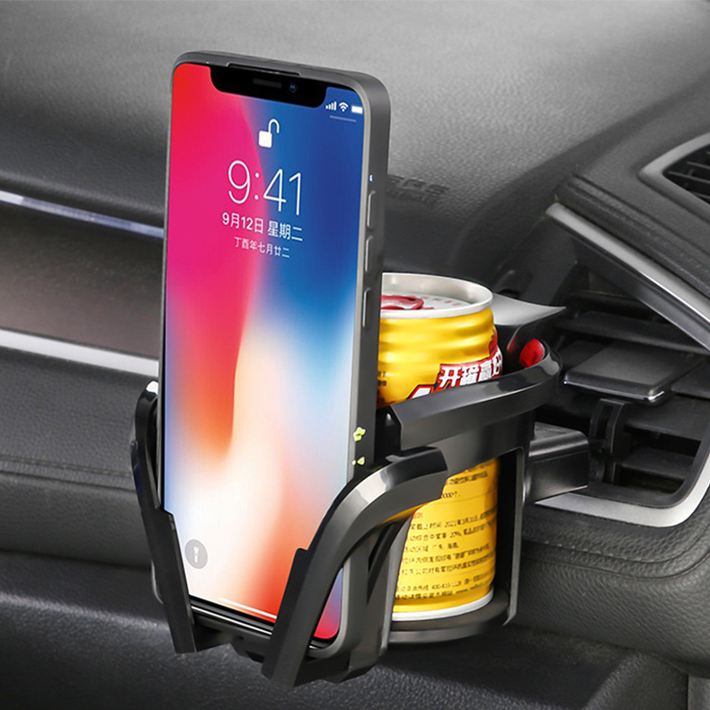 Adjustable Car Cup Holder Expander - Universal Automotive Interior Accessories