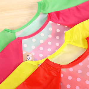 Bavoir d'alimentation imperméable en polyester à manches longues pour bébés et enfants, mignon pour filles et garçons - Product Image 6