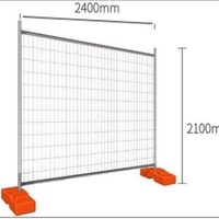 Panneaux de clôture temporaires portables galvanisés avec porte et dimensions personnalisées pour la gestion des files d'attente