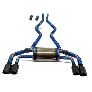 Tuyau d'échappement <span class=keywords><strong>prix</strong></span> usine pour <span class=keywords><strong>Bmw</strong></span> M340i <span class=keywords><strong>M440i</strong></span> G20 G22 B58 3.0t 2019-2024 titane course Sport voiture silencieux Catback échappement - Product Image 5