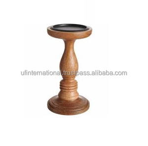 Candelabro de madera de alta calidad, soporte elegante con el mejor diseño, color madera natural, decoración del hogar - Product Image 6