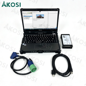 V110 laptop with For DPA5 EST V8.6 V9.9 Diagnostic Kit For New Holland Agricultural <b>Machinery</b> Diesel Diagnostic Tool - Product Image 2
